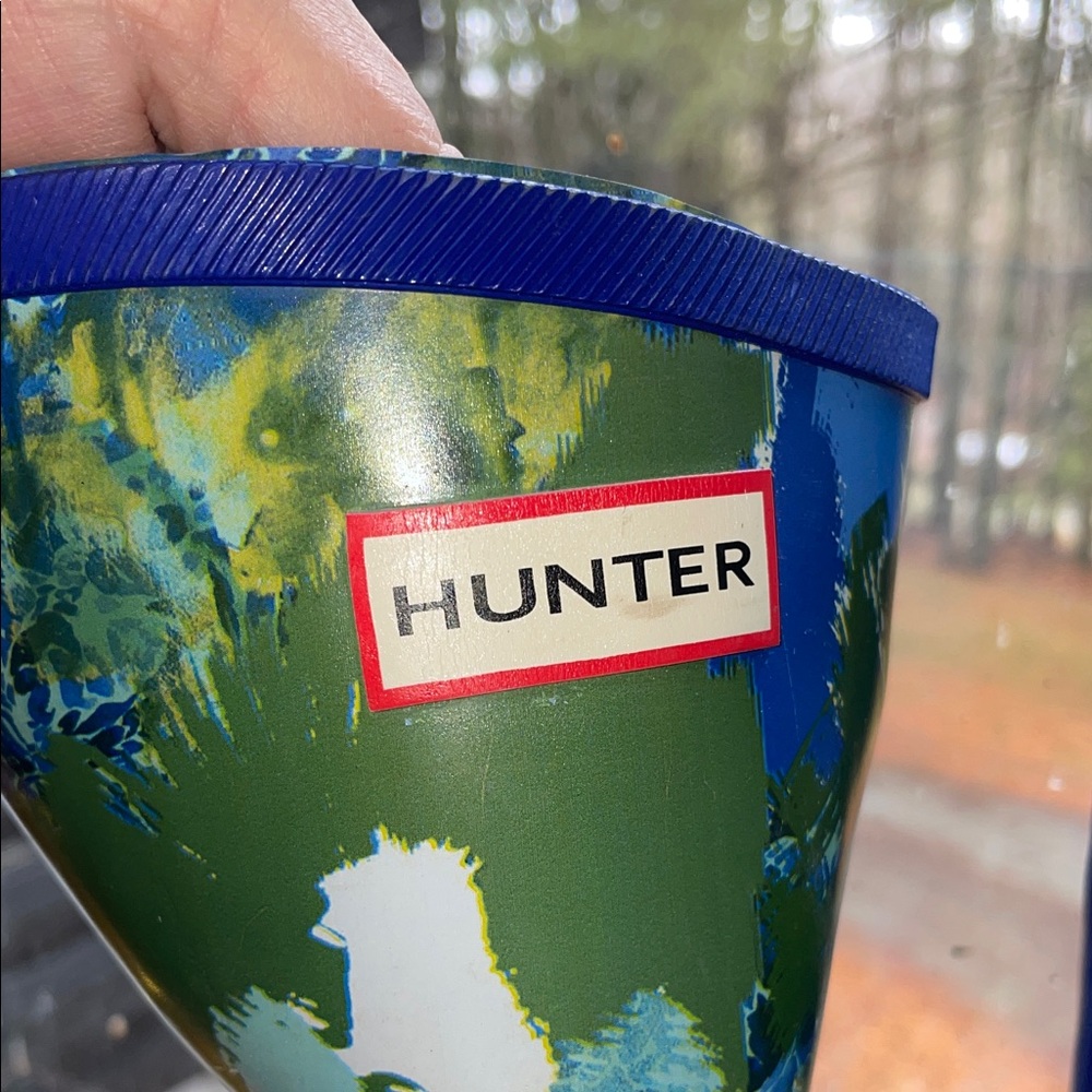 Hunter/Target collaboration Rain Boots - (6) Blue, Green - Picture 4 of 12
